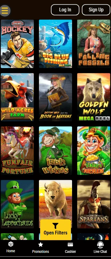 Grand Rush Casino mobile games